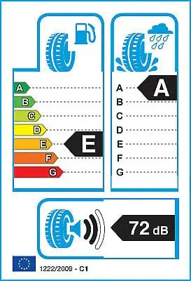 Uniroyal FR Rainsport 5 245/35 R20 95Y XL Tyre EU Label E/A 72dB Set of 4 - image 3