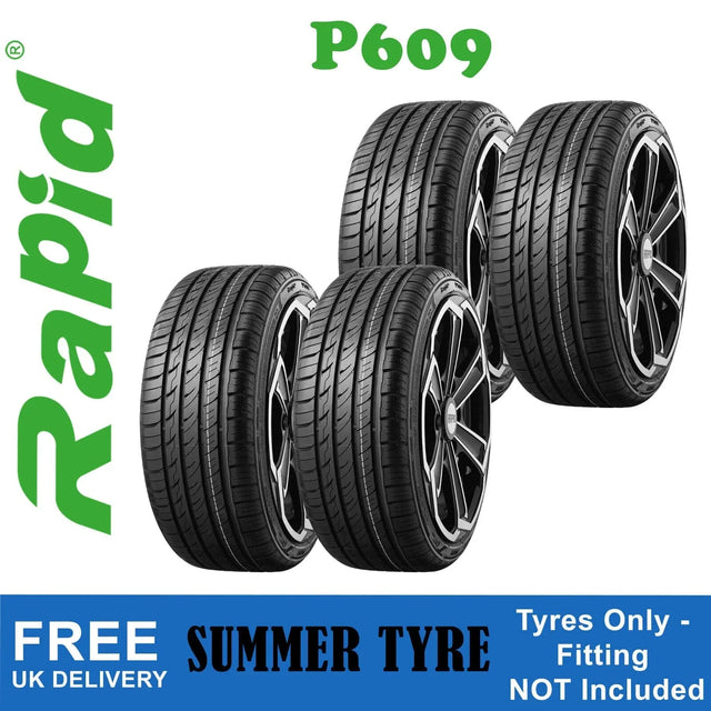 Rapid P609 245/45 R17 99W XL Tyre Summer EU Label C/C 72dB Set of 4 - image 2