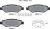 Textar Brake Pads Full Set Of 4 Rear With Accessories 2454601 thumbnail