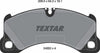 Textar Brake Pads Full Set Of 4 Front 2455301 thumbnail