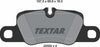 Textar Brake Pads Set Brake Pads Full Set Of 4 Rear 2455402 thumbnail