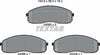 Textar Brake Pads Full Set Of 4 Front 2456501 thumbnail