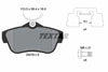 Textar Brake Pads Full Set Of 4 Rear With Brake Caliper Screws With Accessories 2457801 thumbnail