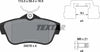 Textar Brake Pads Full Set Of 4 Rear With Brake Caliper Screws With Accessories 2457801 thumbnail