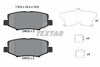 Textar Brake Pads Full Set Of 4 Rear With Accessories 2460201 thumbnail
