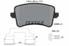 Textar Brake Pads Full Set Of 4 Rear With Brake Caliper Screws With Accessories 2460601 thumbnail