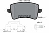 Textar Brake Pads Full Set Of 4 Rear With Brake Caliper Screws With Accessories 2460602 thumbnail