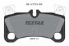 Textar Brake Pads Full Set Of 4 Rear With Counterweights 2461401 thumbnail