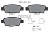 Textar Brake Pads Full Set Of 4 Rear With Brake Caliper Screws With Accessories 2463501 thumbnail