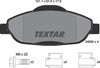 Textar Brake Pads Full Set Of 4 Front With Brake Caliper Screws With Accessories 2466001 thumbnail