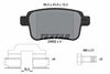Textar Brake Pads Full Set Of 4 Rear With Brake Caliper Screws With Accessories 2469201 thumbnail