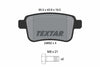 Textar Brake Pads Full Set Of 4 Rear With Brake Caliper Screws 2469204 thumbnail