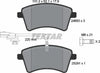 Textar Brake Pads Full Set Of 4 Front With Brake Caliper Screws 2469306 thumbnail