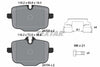 Textar Brake Pads Full Set Of 4 Rear With Brake Caliper Screws With Accessories 2470303 thumbnail