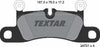 Textar Brake Pads Full Set Of 4 Rear With Counterweights 2472101 thumbnail