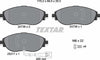 Textar Brake Pads Full Set Of 4 Front 2473803 thumbnail