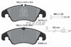 Textar Brake Pads Full Set Of 4 Front With Brake Caliper Screws 2474301 thumbnail