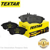 Textar Brake Pads Full Set Of 4 Front With Brake Caliper Screws 2474301 thumbnail