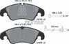 Textar Brake Pads Full Set Of 4 Front With Brake Caliper Screws 2474301 thumbnail