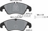 Textar Brake Pads Full Set Of 4 Front With Brake Caliper Screws 2474302 thumbnail