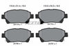 Textar Brake Pads Full Set Of 4 Front 2477801 thumbnail