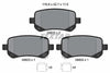 Textar Brake Pads Set Brake Pads Full Set Of 4 Rear 2482201 thumbnail