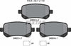 Textar Brake Pads Set Brake Pads Full Set Of 4 Rear 2482201 thumbnail