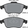 Textar Brake Pads Full Set Of 4 Front 2482601 thumbnail