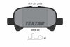Textar Brake Pads Set Brake Pads Full Set Of 4 Rear 2483501 thumbnail