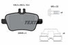 Textar Brake Pads Full Set Of 4 Rear With Brake Caliper Screws With Accessories 2484801 thumbnail