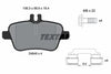 Textar Brake Pads Full Set Of 4 Rear With Brake Caliper Screws With Accessories 2484805 thumbnail