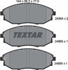 Textar Brake Pads Full Set Of 4 Front 2486401 thumbnail