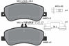 Textar Brake Pads Full Set Of 4 Front With Brake Caliper Screws 2486701 thumbnail
