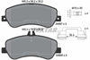 Textar Brake Pads Full Set Of 4 Front With Brake Caliper Screws 2486701 thumbnail