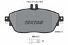 Textar Brake Pads Full Set Of 4 Front With Brake Caliper Screws 2486901 thumbnail