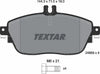 Textar Brake Pads Full Set Of 4 Front With Brake Caliper Screws 2486901 thumbnail