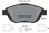 Textar Brake Pads Full Set Of 4 Front With Brake Caliper Screws With Accessories 2488301 - OEM Quality Replacement thumbnail