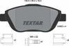 Textar Brake Pads Full Set Of 4 Front With Brake Caliper Screws With Accessories 2488301 - OEM Quality Replacement thumbnail