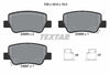 Textar Brake Pads Full Set Of 4 Rear With Accessories 2488501 thumbnail