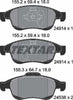 Textar Brake Pads Full Set Of 4 Front 2491401 thumbnail