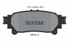 Textar Brake Pads Set Brake Pads Full Set Of 4 Rear 2491801 thumbnail