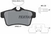 Textar Brake Pads Set Brake Pads Full Set Of 4 Rear 2492201 thumbnail