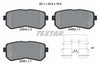 Textar Brake Pads Set Brake Pads Full Set Of 4 Rear 2494901 thumbnail