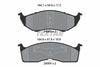 Textar Brake Pads Full Set Of 4 Front 2495301 thumbnail