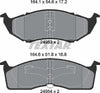 Textar Brake Pads Full Set Of 4 Front 2495301 thumbnail