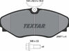 Textar Brake Pads Full Set Of 4 Front With Brake Caliper Screws 2497101 thumbnail