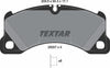 Textar Brake Pads Full Set Of 4 Front 2500701 thumbnail