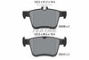 Textar Brake Pads Set Brake Pads Full Set Of 4 Rear 2500801 thumbnail