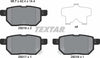 Textar Brake Pads Set Brake Pads Full Set Of 4 Rear 2501601 thumbnail