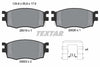Textar Brake Pads Full Set Of 4 Front 2501901 thumbnail